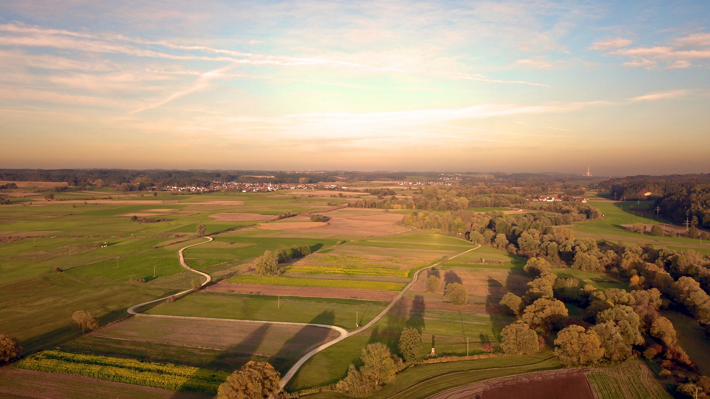 Luftbild Landwirtschaftliche Flächen