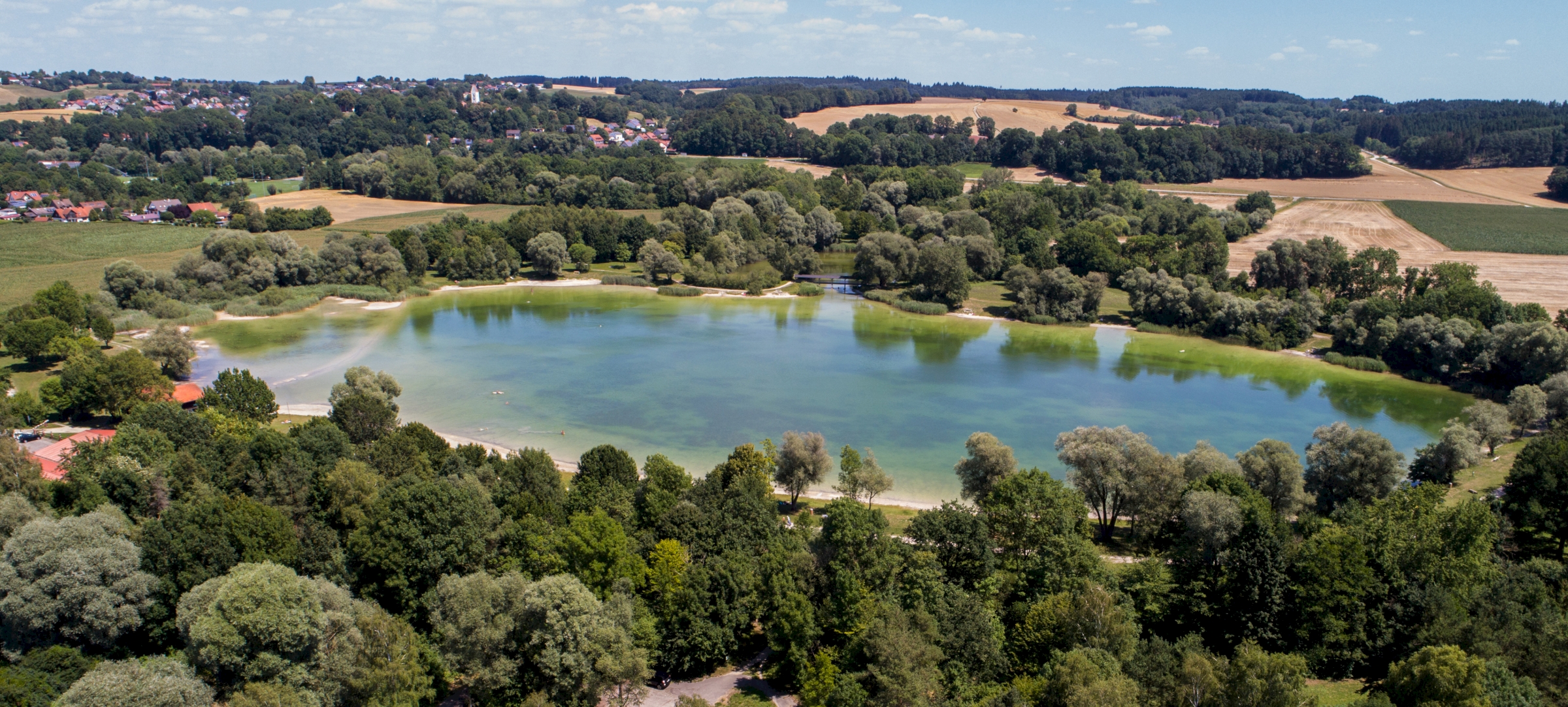 Kranzberger See Luftbild