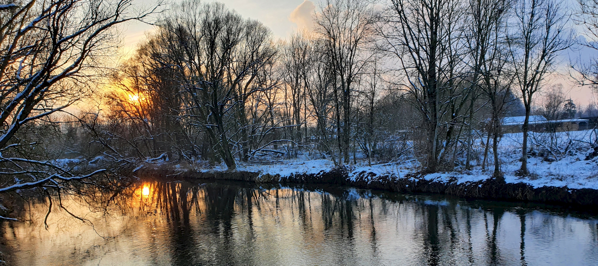 Amper Fluss Sonne