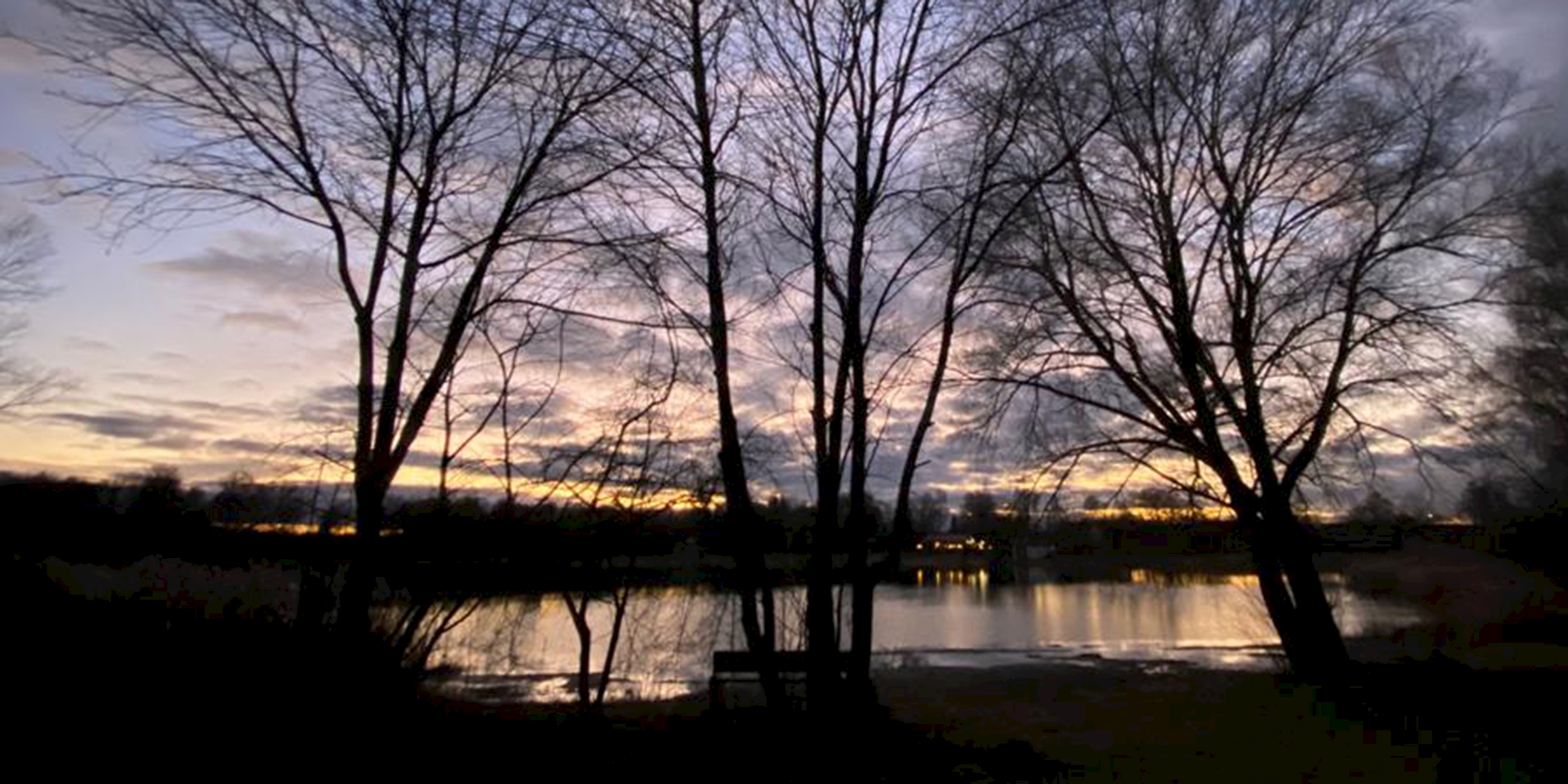 Kranzberger See Sonnenuntergang