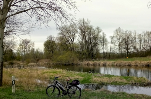 Radtour am Fluss