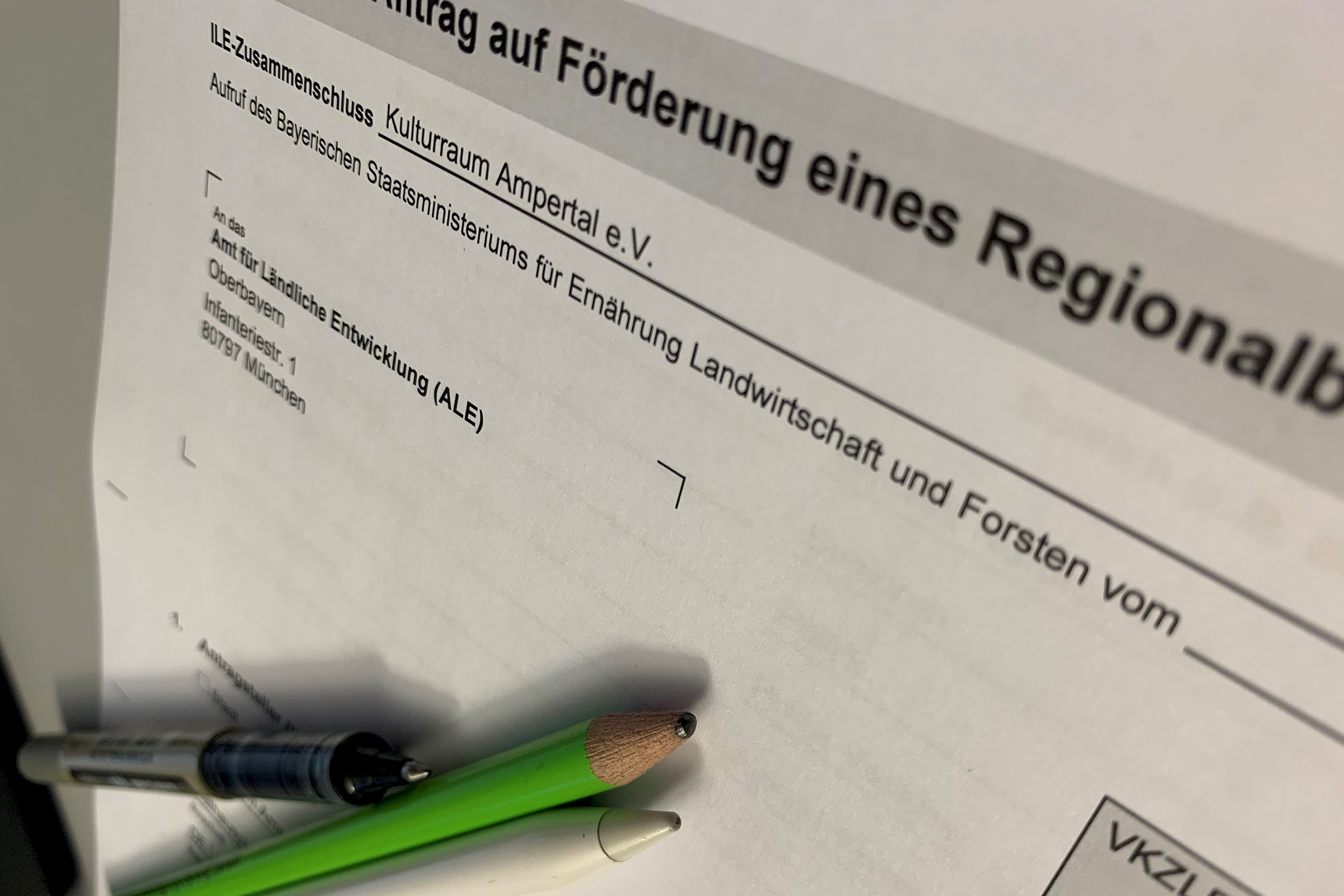 Antrag Regionalbudget Förderung