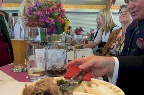 Gänsebraten Wolfersdorfer Kirdafest