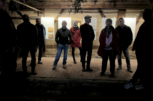 Bürgermeister und Interessierte