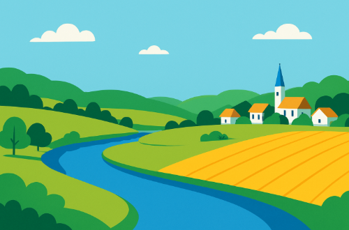KI generiertes Landschaftsbild